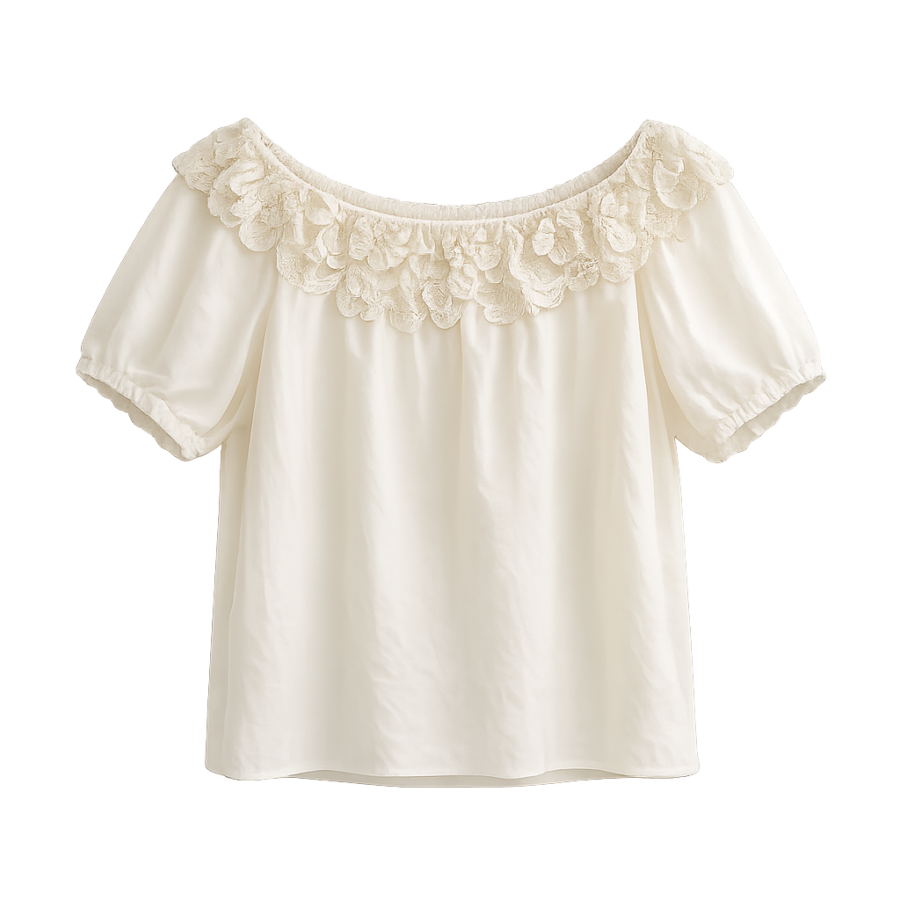 Soft Short-Sleeve Apricot Tee