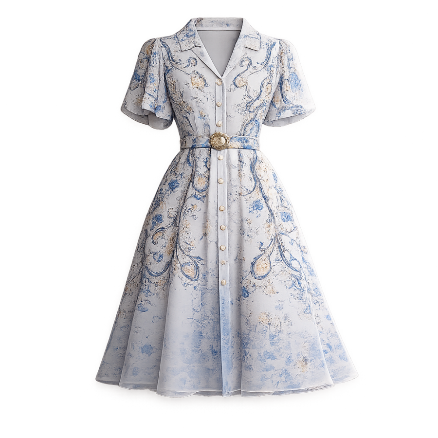 Easy-Wear Blue Everyday Dress