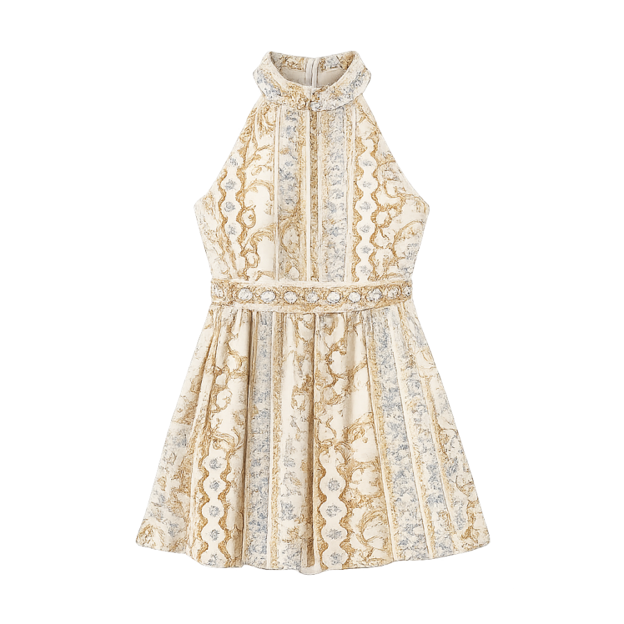 Halter Neck Mini Dress