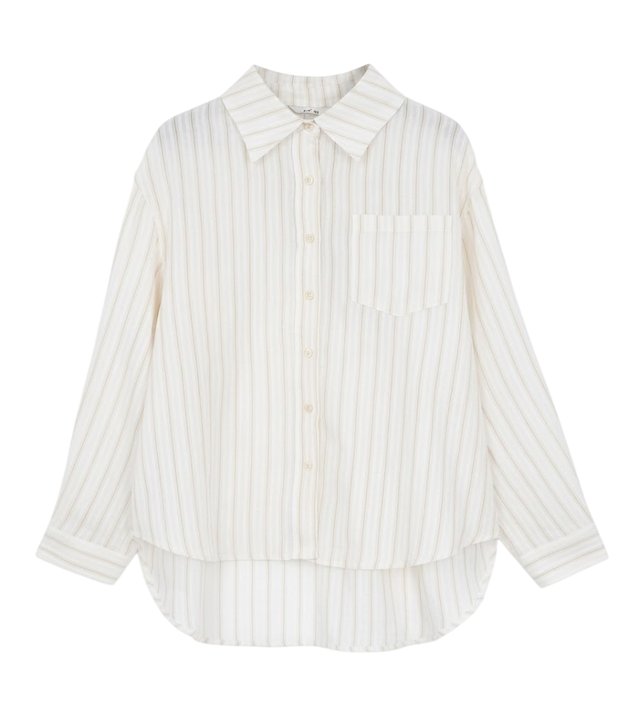 Pinstripe Long-Sleeve Shirt